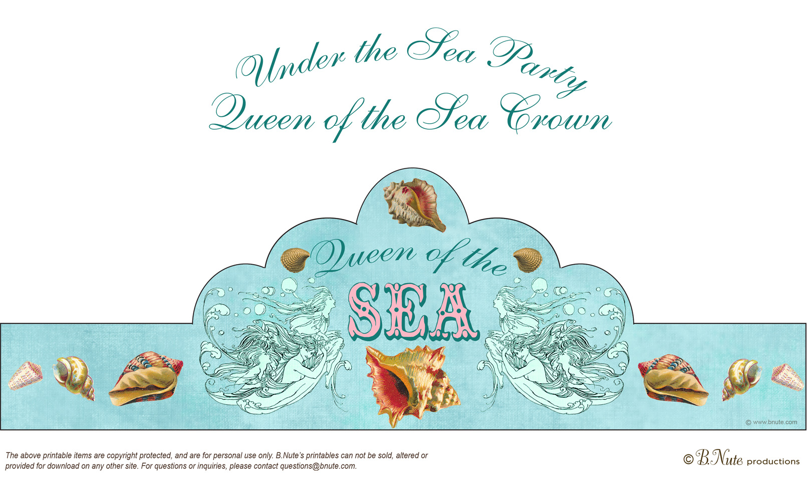 Under The Sea Party Invitations Decorations Art Activites Games 